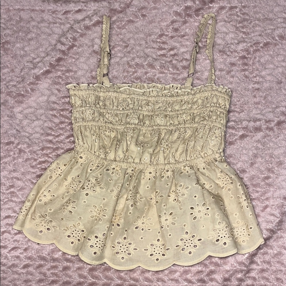 Urban Romantics beige blouse